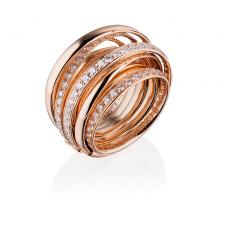 DE GRISOGONOALLEGRA ROSE GOLD & DIAMOND RING